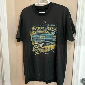(50) Vintage  mustang tee